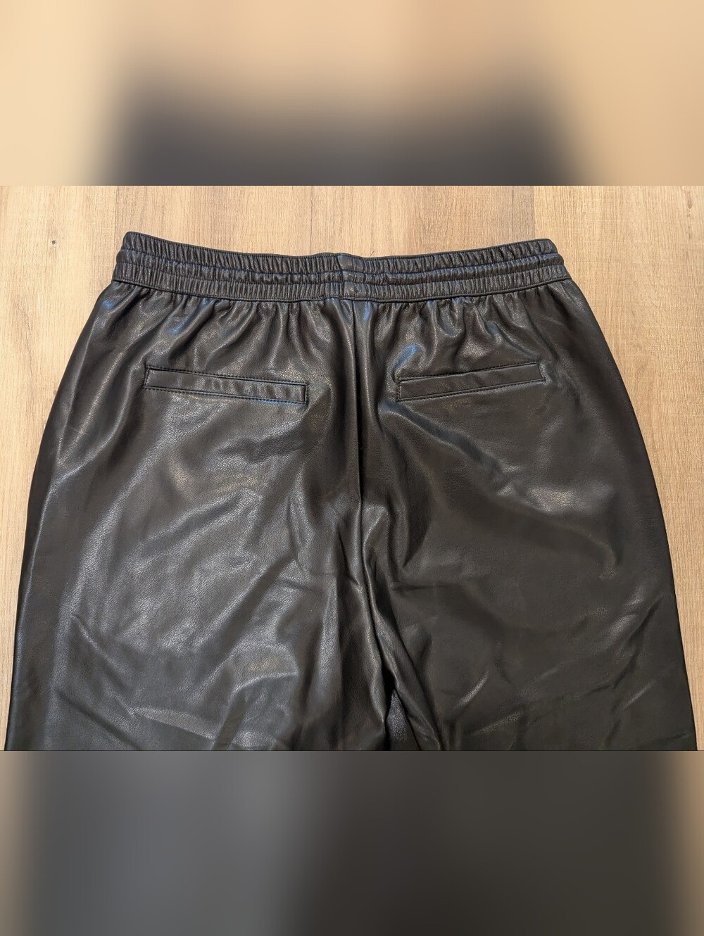 Dex Black Faux Leather Straight Leg Pants - Picture 5 of 8